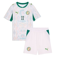 Camiseta Senegal Nicolas Jackson #11 Primera Equipación Replica Mundial 2026 para niños mangas cortas (+ Pantalones cortos)